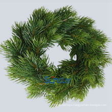 Artificial Christmas Wreath 25cm PE Pine Ring Artificial Plant for Holiday Decoration & Gift (32264)